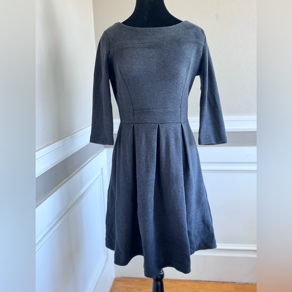 Boden Libby Dress in Slate Grey size 10